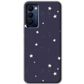 Tecno Camon 18T Gökyüzü Yıldız Baskılı Uyumlu Silikon Kılıf