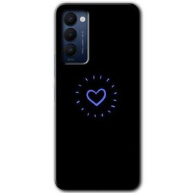 Tecno Camon 18T Heart Strokes Baskılı Uyumlu Silikon Kılıf