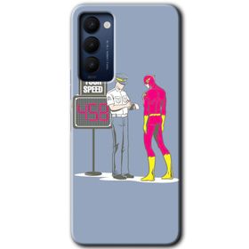 Tecno Camon 18T Hız Limiti Baskılı Uyumlu Silikon Kılıf
