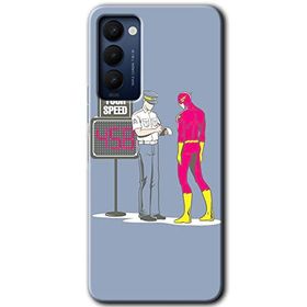Tecno Camon 18T Hız Limiti Baskılı Uyumlu Silikon Kılıf