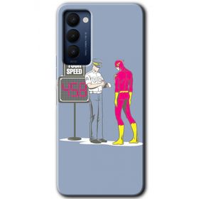 Tecno Camon 18T Hız Limiti Baskılı Uyumlu Silikon Kılıf
