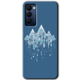 Tecno Camon 18T İceberg Baskılı Uyumlu Silikon Kılıf