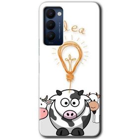 Tecno Camon 18T İdea Lamp Baskılı Uyumlu Silikon Kılıf