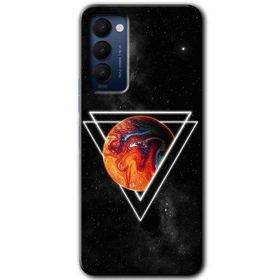Tecno Camon 18T Kızıl Gezegen Baskılı Uyumlu Silikon Kılıf