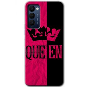 Tecno Camon 18T Queen Baskılı Uyumlu Silikon Kılıf