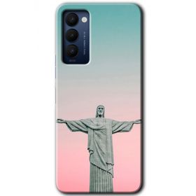 Tecno Camon 18T Rio Baskılı Uyumlu Silikon Kılıf