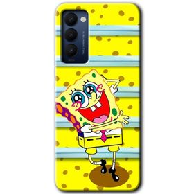 Tecno Camon 18T Siyah Mermer Desenli Y Harfi Baskılı Uyumlu Silikon Kılıf