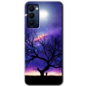 Tecno Camon 18T Uzay Silüet Baskılı Uyumlu Silikon Kılıf