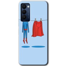 Tecno Camon 18T Yarım Mermer Baskılı Uyumlu Silikon Kılıf