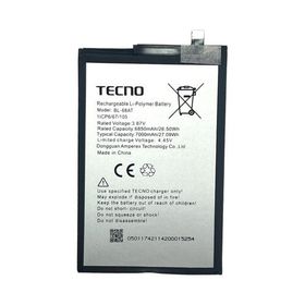 Tecno Pova 3 Bl-68AT Kodlu Batarya Pil