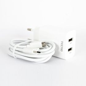 Tecno Pova 3 Çift Çıkışlı Hızlı Şarj Aleti ve Şarj Kablosu