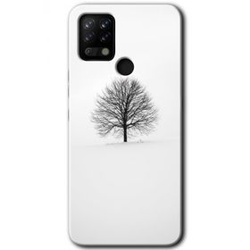 Tecno Pova Alone Tree Baskılı Uyumlu Silikon Kılıf