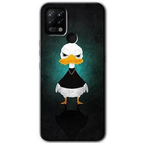 Tecno Pova Angry Duck Baskılı Uyumlu Silikon Kılıf