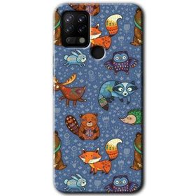 Tecno Pova Animals Funny Baskılı Uyumlu Silikon Kılıf