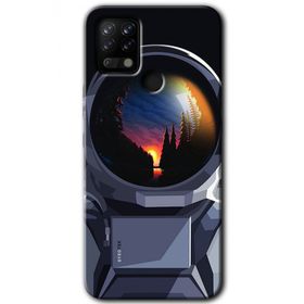Tecno Pova Astronot Baskılı Uyumlu Silikon Kılıf