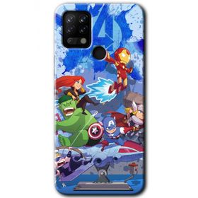 Tecno Pova Avengers Cartoon Baskılı Uyumlu Silikon Kılıf