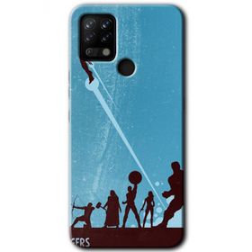 Tecno Pova Avengers Team Baskılı Uyumlu Silikon Kılıf