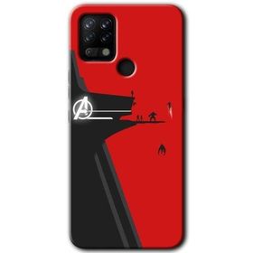 Tecno Pova Avengers Tower Baskılı Uyumlu Silikon Kılıf