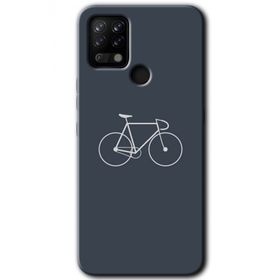 Tecno Pova Bike Baskılı Uyumlu Silikon Kılıf