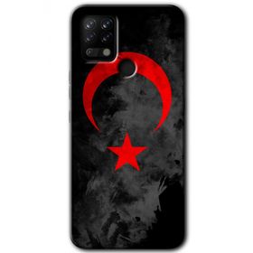 Tecno Pova Black Ayyıldız Baskılı Uyumlu Silikon Kılıf