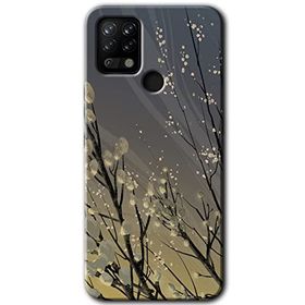 Tecno Pova Branches Flowers Baskılı Uyumlu Silikon Kılıf