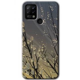Tecno Pova Branches Flowers Baskılı Uyumlu Silikon Kılıf