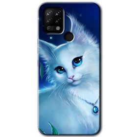 Tecno Pova Cat Glance Baskılı Uyumlu Silikon Kılıf
