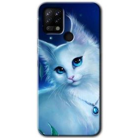 Tecno Pova Cat Glance Baskılı Uyumlu Silikon Kılıf