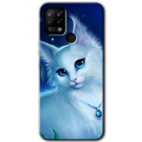 Tecno Pova Cat Glance Baskılı Uyumlu Silikon Kılıf