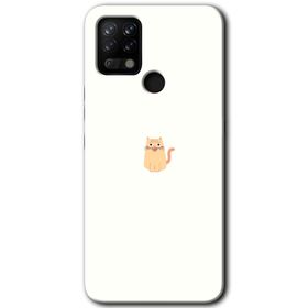 Tecno Pova Cat Minimalism Baskılı Uyumlu Silikon Kılıf