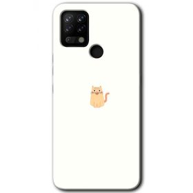 Tecno Pova Cat Minimalism Baskılı Uyumlu Silikon Kılıf