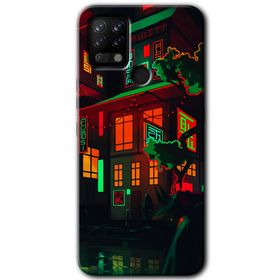 Tecno Pova China Street Baskılı Uyumlu Silikon Kılıf