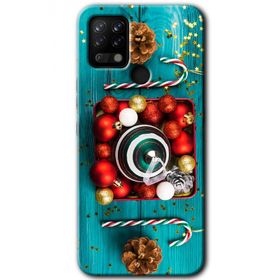 Tecno Pova Christmas Baskılı Uyumlu Silikon Kılıf