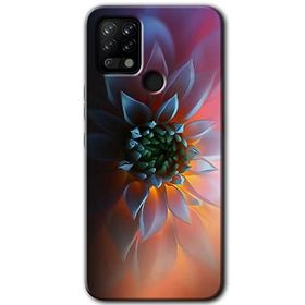 Tecno Pova Çiçek Motif Baskılı Uyumlu Silikon Kılıf