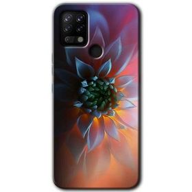 Tecno Pova Çiçek Motif Baskılı Uyumlu Silikon Kılıf