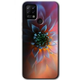 Tecno Pova Çiçek Motif Baskılı Uyumlu Silikon Kılıf