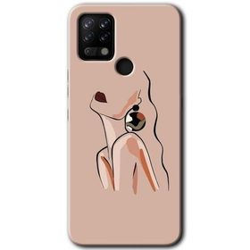 Tecno Pova Çizim Silüet Baskılı Uyumlu Silikon Kılıf