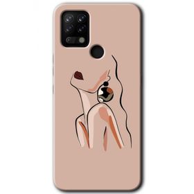Tecno Pova Çizim Silüet Baskılı Uyumlu Silikon Kılıf