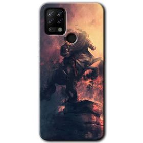 Tecno Pova Dalga Baskılı Uyumlu Silikon Kılıf