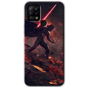 Tecno Pova Darh Vader Wars Baskılı Uyumlu Silikon Kılıf