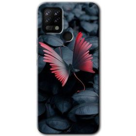 Tecno Pova Dark Butterfly Baskılı Uyumlu Silikon Kılıf