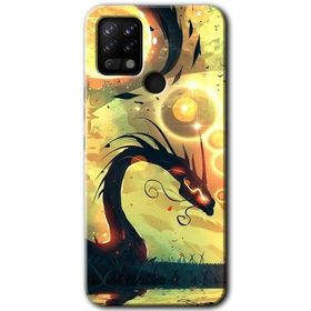 Tecno Pova Digital Dragon Baskılı Uyumlu Silikon Kılıf