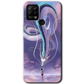 Tecno Pova Dragon Snake Baskılı Uyumlu Silikon Kılıf