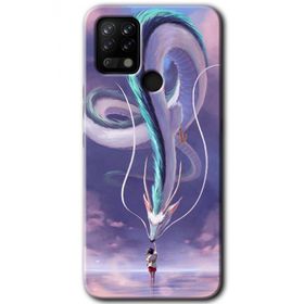 Tecno Pova Dragon Snake Baskılı Uyumlu Silikon Kılıf