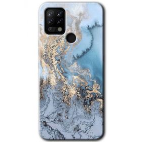Tecno Pova Eski Mermer Baskılı Uyumlu Silikon Kılıf