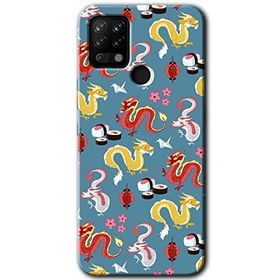Tecno Pova Funky Dragon Baskılı Uyumlu Silikon Kılıf