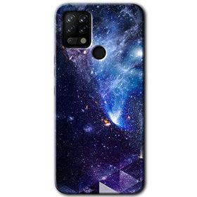 Tecno Pova Galaksi Baskılı Uyumlu Silikon Kılıf