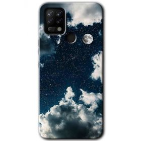 Tecno Pova Gece Gökyüzü Baskılı Uyumlu Silikon Kılıf