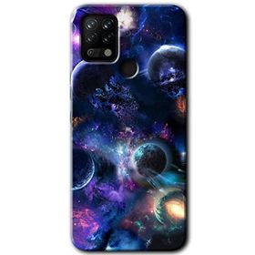 Tecno Pova Gezegen Karışımı Baskılı Uyumlu Silikon Kılıf