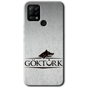 Tecno Pova Göktürk Baskılı Uyumlu Silikon Kılıf